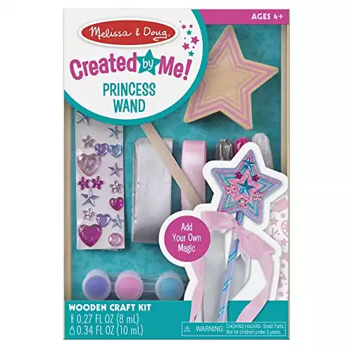 Melissa & Doug  Ballerina Princess Wand Craft Kit
