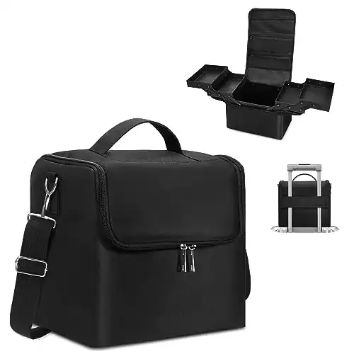 Large Makeup Carrying Train Case